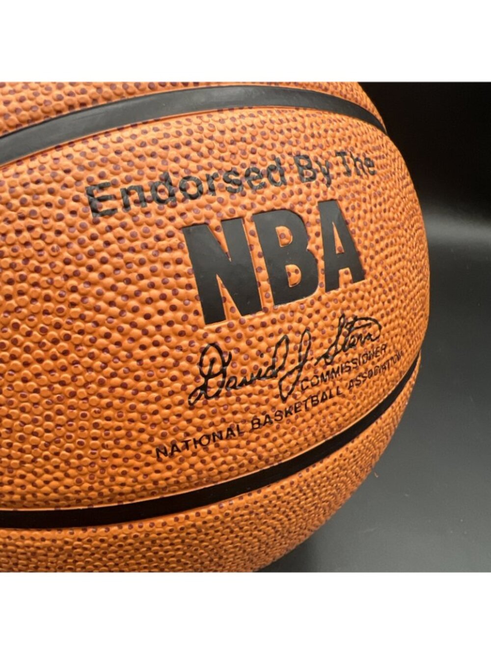 RARE SPALDING GOLD NBA OUTDOOR BASKETBALL BALL SIZE 7 NEW NOS - Picture 10 of 11